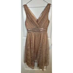 bejewelled asymmetric dress Bejewelled Cream and Pink Floral Cowl-Neck Maxi Dress With Fringe He – Club  L London main image 0